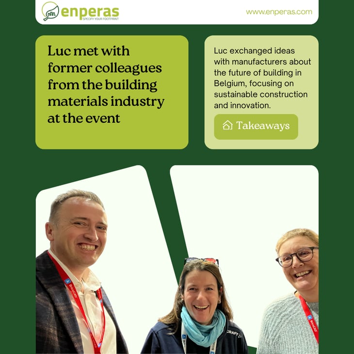 Enperas at the Futurebuild Belgium Event 2026 .
