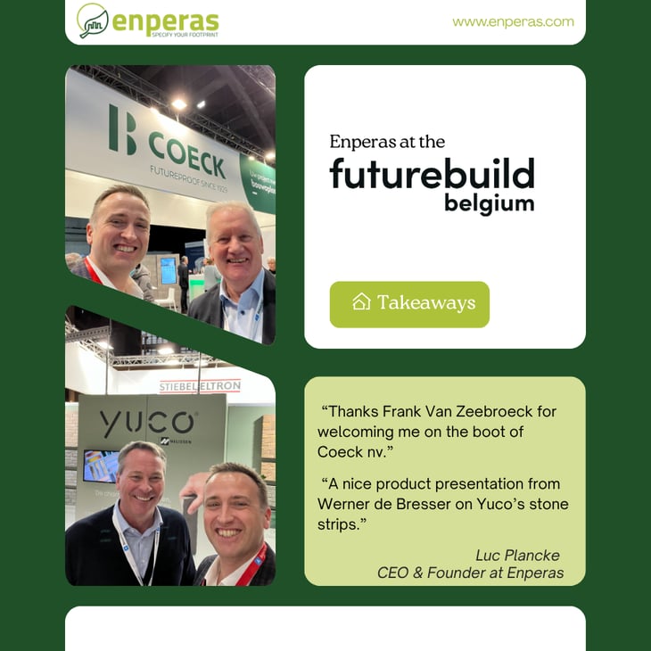 Enperas at the Futurebuild Belgium Event 2026