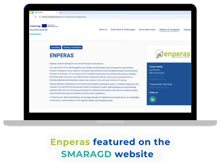 Enperas featured on the SMARAGD website